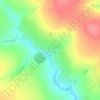 Топографическая карта Верхний Тимерлек, высота, рельеф