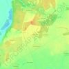 Топографическая карта Барышево, высота, рельеф