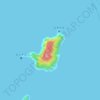 Топографическая карта 葛島, высота, рельеф
