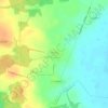 Топографическая карта Губцево, высота, рельеф