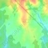 Топографическая карта Жуклино, высота, рельеф