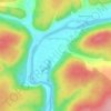 Топографическая карта Старая Пристань, высота, рельеф