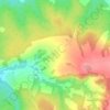 Топографическая карта Гили, высота, рельеф