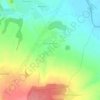 Топографическая карта Трехсвятское, высота, рельеф