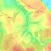 Топографическая карта Костенево, высота, рельеф