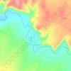 Топографическая карта Биккулово, высота, рельеф