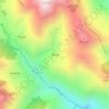 Топографическая карта Цунди, высота, рельеф