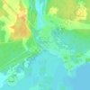 Топографическая карта Урицкое, высота, рельеф
