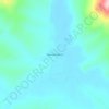 Топографическая карта Верхние Куряты, высота, рельеф