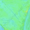 Топографическая карта озеро Дедюхино, высота, рельеф