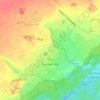 Топографическая карта Костин Лог, высота, рельеф