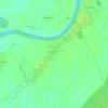 Топографическая карта Сандогора, высота, рельеф