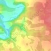 Топографическая карта Николаевка, высота, рельеф