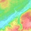 Топографическая карта Загайново, высота, рельеф