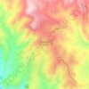 Топографическая карта Уркарах, высота, рельеф