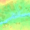 Топографическая карта Новотырышкино, высота, рельеф