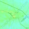 Топографическая карта Вересочь, высота, рельеф