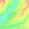 Топографическая карта Октябарьский, высота, рельеф