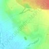 Топографическая карта Цибикнур, высота, рельеф