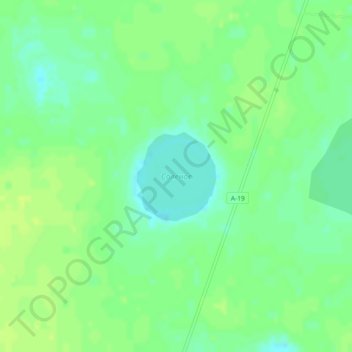Топографическая карта Соленое, высота, рельеф
