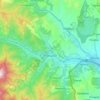 Топографическая карта Капан, высота, рельеф