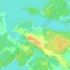 Топографическая карта Новые Ельцы, высота, рельеф