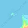 Топографическая карта Pulau Kapas, высота, рельеф