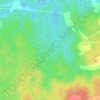 Топографическая карта Дуловка, высота, рельеф