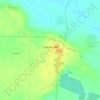 Топографическая карта Добровольск, высота, рельеф