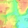 Топографическая карта Уручье, высота, рельеф