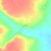 Топографическая карта Богачево, высота, рельеф