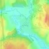 Топографическая карта Люторецкое, высота, рельеф