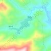 Топографическая карта 矶头水库, высота, рельеф