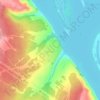 Топографическая карта Грахань, высота, рельеф