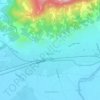 Топографическая карта Сенаки, высота, рельеф