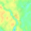Топографическая карта Булавкино, высота, рельеф