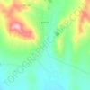 Топографическая карта Кличка, высота, рельеф