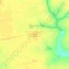 Топографическая карта посёлок Центральной усадьбы совхоза "Пугачёвский", высота, рельеф