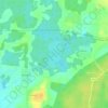 Топографическая карта Каменское озеро, высота, рельеф