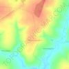 Топографическая карта Рождественский, высота, рельеф