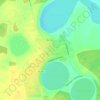 Топографическая карта Хомутинино, высота, рельеф