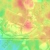 Топографическая карта Анино, высота, рельеф