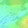Топографическая карта Гнетово, высота, рельеф