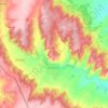 Топографическая карта Зай-Каратай, высота, рельеф