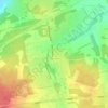 Топографическая карта Саргазы, высота, рельеф