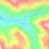 Топографическая карта Jawbone Flats, высота, рельеф