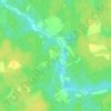 Топографическая карта Ильино-на-Сози, высота, рельеф