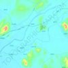 Топографическая карта 岚崮河, высота, рельеф