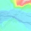Топографическая карта Запорожье, высота, рельеф