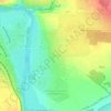 Топографическая карта Сосны, высота, рельеф